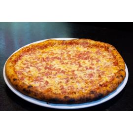 pizza con jamón