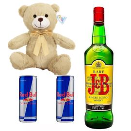 Whisky + oso de peluche 