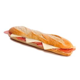 Baguette Jamón y Queso