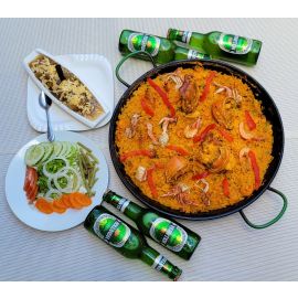 Paella Marinera (con cervezas)