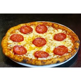 Pizza con chorizo