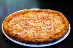 pizza con jamón