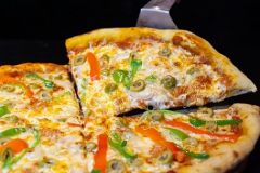 Pizza con vegetales