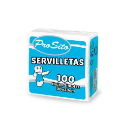 Servilletas Prosito 100u
