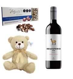 Oso + Vino + Bombón