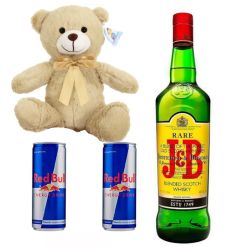 Whisky + oso de peluche