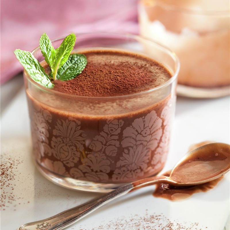 Deléitate con una exquisita Natilla de Chocolate 