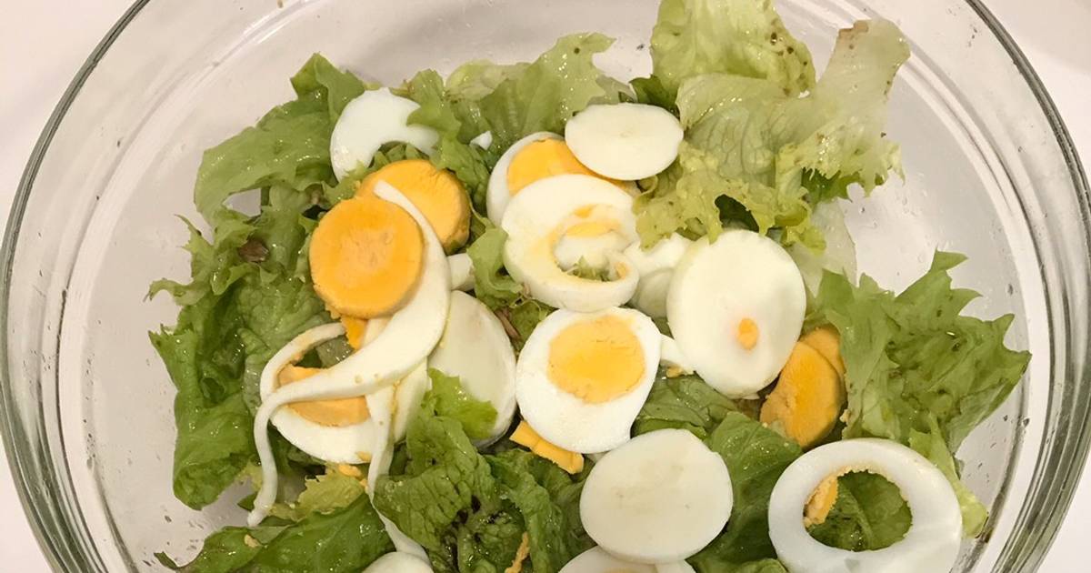 ¡Refréscate con una clásica ensalada de huevo!